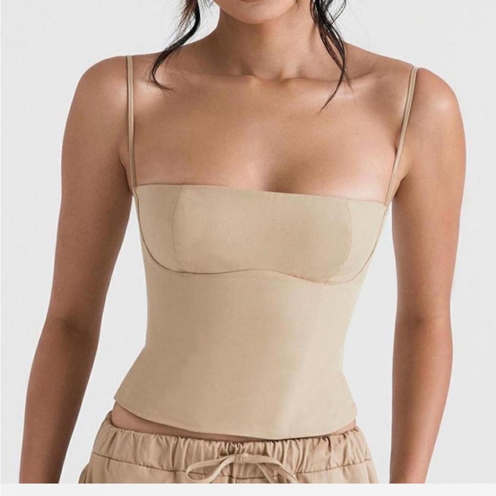 House of CB Audette Beige Women's top XS